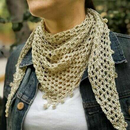 Tejamos un pañuelo a crochet junto a Sin Enredos 