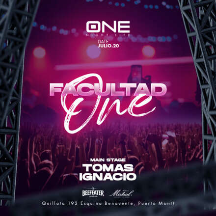 JUEVES 20/07 / FACULTAD ONE / EDICION #WINTERBREAK / DOS PISTAS DE BAILE / PISTA DE BAILE DJ TOMAS IGNACIO / AZOTEA ELECTRÓNICA FCO BARRIA / LISTA DCTO EMBAJADORES / HOMBRES + 22 / MUJERES + 20 / GRUPO 2 