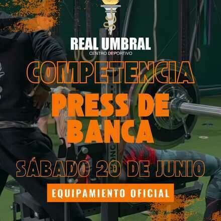 2da fecha circuito: Press Banca 