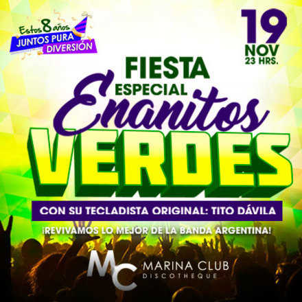 Fiesta Especial Enanos Verdes