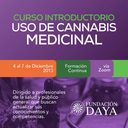 Curso Introductorio Uso de Cannabis Medicinal - Diciembre 2023