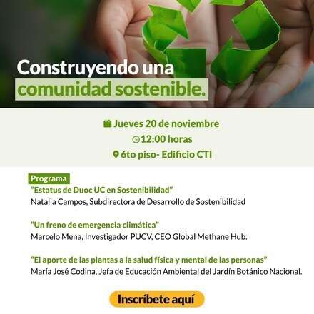 Construyendo una comunidad sostenible - Duoc UC Viña del Mar