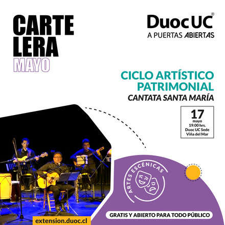 Ciclo Artistico Patrimonial - Cantata Santa María