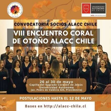 VIII Encuentro de Otoño ALACC - Chile (Lunes 26)