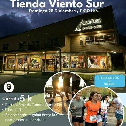 Corrida aniversario 5 K Tienda Viento Sur