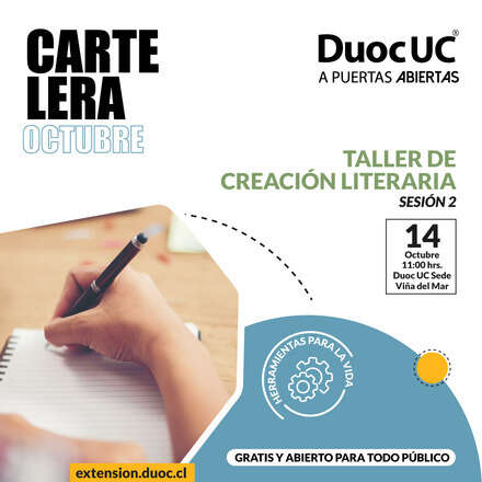 Taller de Creación Literaria Sesión 2