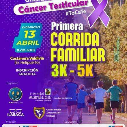 Primera corrida familiar por el Cáncer Testicular.