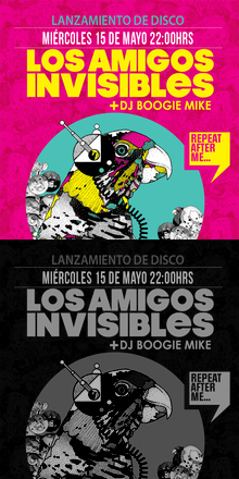 LOS AMIGOS INVISIBLES / 15 DE MAYO / @CENTRO CULTURAL AMANDA