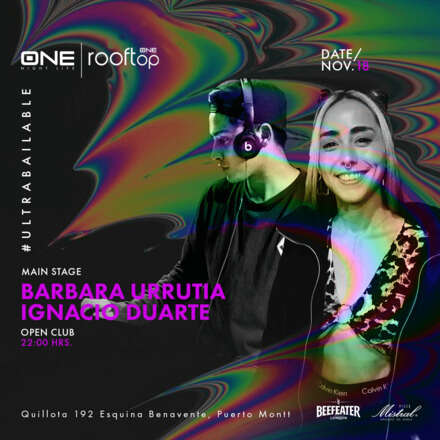 VIERNES 18/11 / CLUB ONE NIGHTLIFE / DOS PISTAS DE BAILE / ULTRABAILABLE SPECIAL GUEST BARBARA URRUTIA / TERRAZA ELECTRONICA / ACCESO EMBAJADORES / HOMBRES + 23 / MUJERES +21 