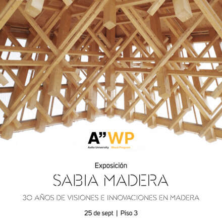 Charla: Menos carbono, más madera: Sostenibilidad y Elegancia Natural para la Arquitectura desde Finlandia
