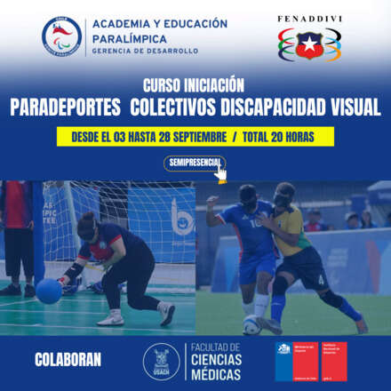 Curso Iniciación: ParaDeportes Colectivos en Discapacidad Visual.