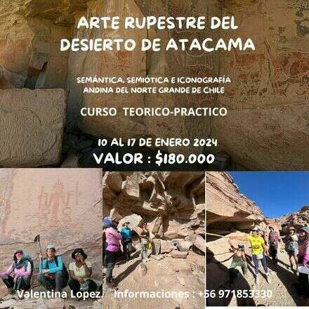 ARTE RUPESTRE DEL DESIERTO DE ATACAMA   2 versión