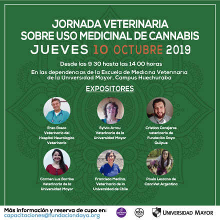 Jornada Veterinaria sobre Uso Medicinal de Cannabis