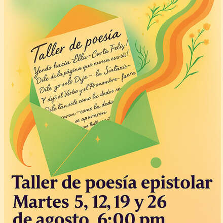 QUERIDX AMIGX TE ESCRIBO / Taller de Poesía Epistolar  en 4 sesiones