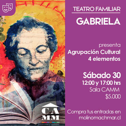 Teatro familiar "Gabriela" 17hrs