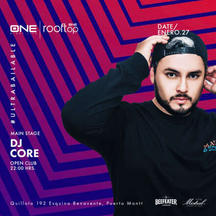 VIERNES 27/01 / DOS PISTAS DE BAILE / PISTA ULTRABAILABLE DJ CORE EXTENDED SET / TERRAZA ELECTRÓNICA MATI ORMAZABAL B2B FRANCISCO BARRIA / LISTA DCTO EMBAJADORES/ HOMBRES + 23 / MUJERES + 21 