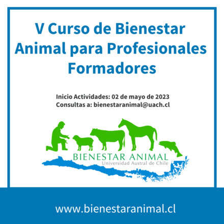 V Curso de Bienestar Animal para Profesionales Formadores