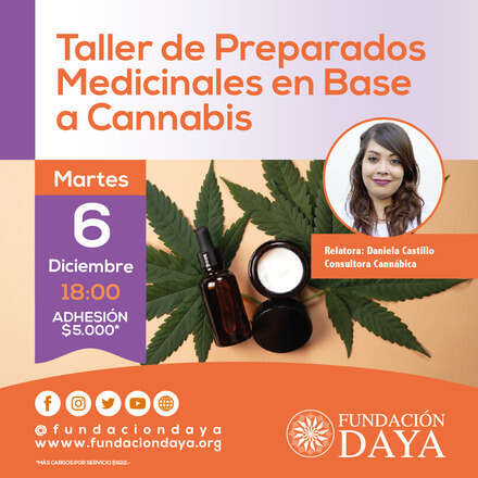 Taller de Preparados Medicinales a Base de Cannabis 6 diciembre 2022