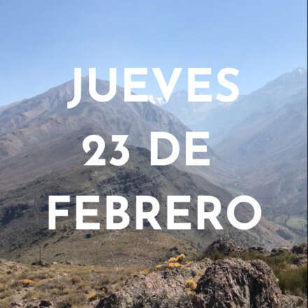 Trekking Cerro del Medio 23-02