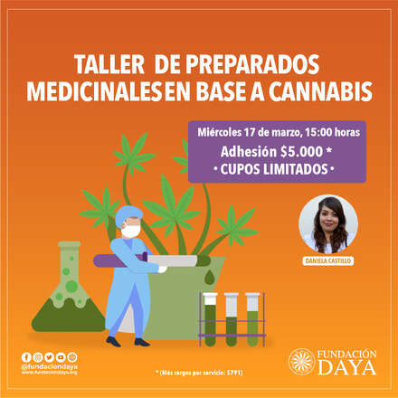 Taller de Preparados Medicinales en Base a Cannabis 17 marzo 2021