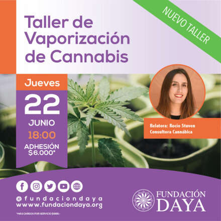 Taller de Vaporización de Cannabis 22 junio 2023