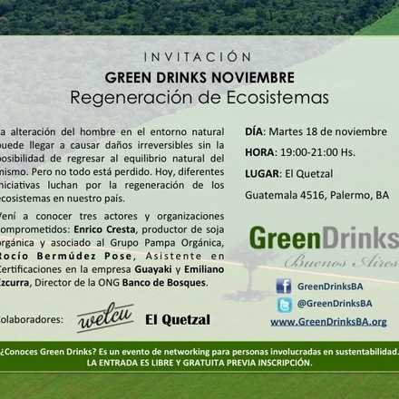 Green Drinks Buenos Aires / Regeneración de Ecosistemas 