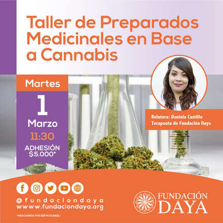 Taller de Preparados Medicinales en Base a Cannabis 1 marzo 2022