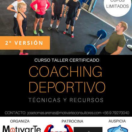Curso Taller Certificado Coaching Deportivo - Técnicas y Recursos