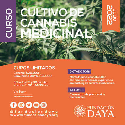 Curso de Cultivo de Cannabis Medicinal julio 2022