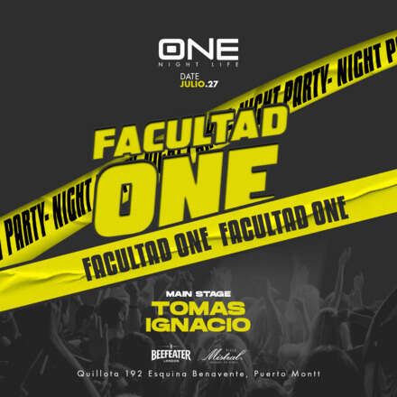 JUEVES 27/07 / FACULTAD ONE / EDICION #WINTERBREAK / DOS PISTAS DE BAILE / PISTA DE BAILE DJ TOMAS IGNACIO / AZOTEA ELECTRÓNICA BLUME DJ  / LISTA DCTO EMBAJADORES / HOMBRES + 22 / MUJERES + 20 / GRUPO 2 