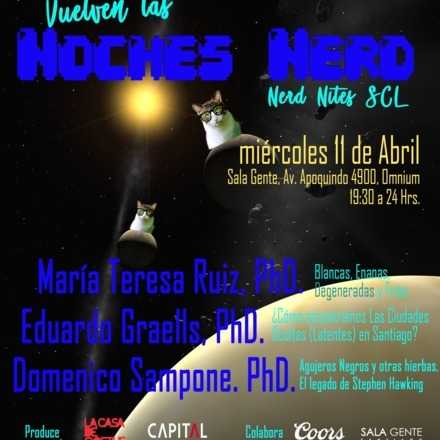 Noche Nerd / Nerd Nite SCL 11 de Abril