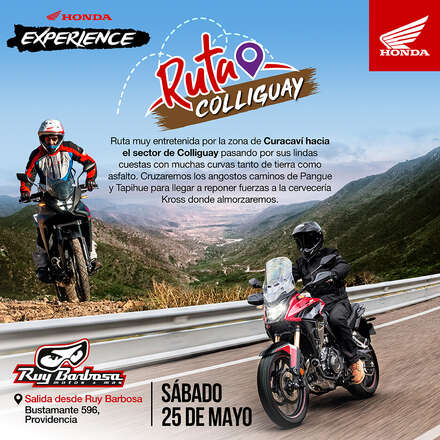 Ruta Colliguay - Honda Experience