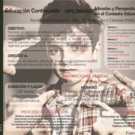 DIPLOMADO: Miradas y Perspectivas del Bullying en el Contexto Educativo.