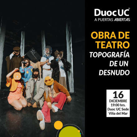 Obra de Teatro - "Topografía de un Desnudo"