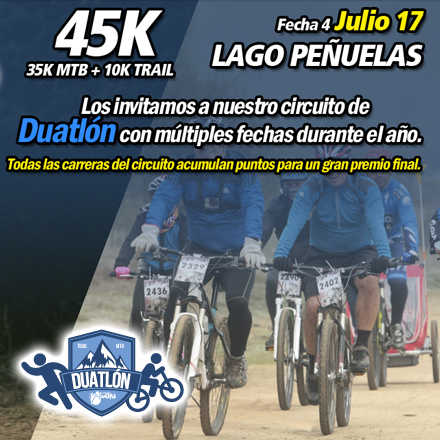 Duatlón Aventura Aconcagua - Fecha 4 - Lago Peñuelas