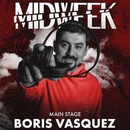 MIÉRCOLES MIDWEEK 06-03 / CLUB ONE / ROOFTOP / BORIS VASQUEZ / CODIGOS INGRESO Y DESCUENTO / + 19