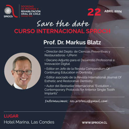 DR. MARKUS B. BLATZ en Chile