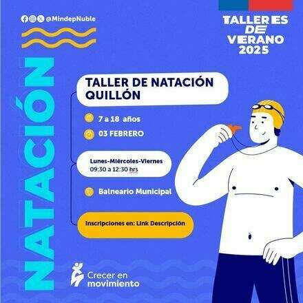 Clases de Natación Quillón 2025 By IND