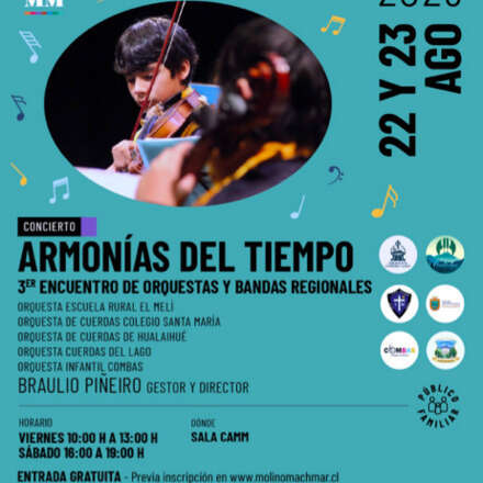 3er ENCUENTRO DE ORQUESTAS Y BANDAS REGIONALES_ viernes 22 agosto
