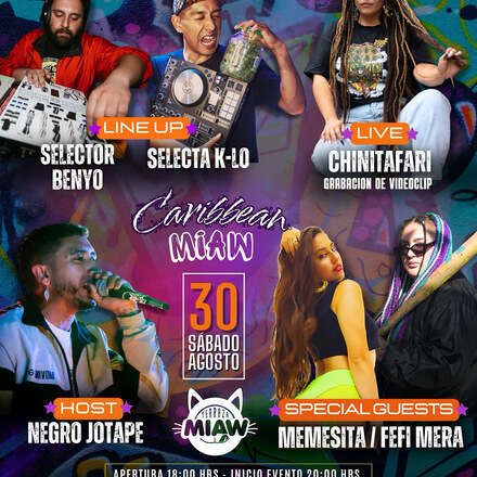 Caribbean miaw 30 agosto
