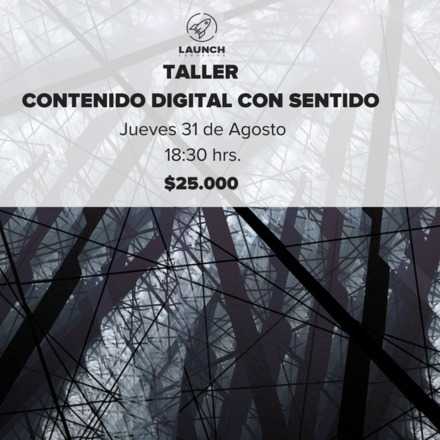 Taller: Contenido Digital con sentido