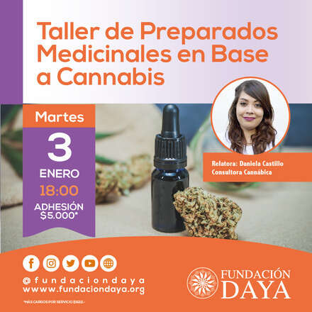 Taller de Preparados Medicinales a Base de Cannabis 3 enero 2023