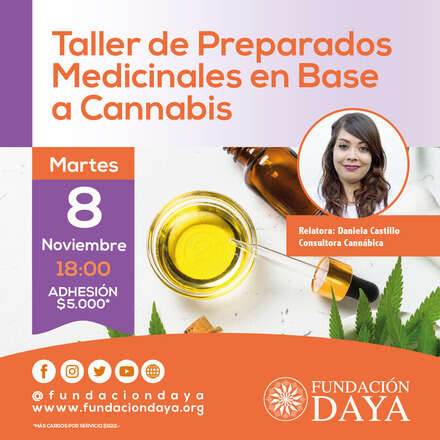 Taller de Preparados Medicinales a Base de Cannabis 8 noviembre 2022