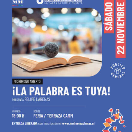 MICRÓFONO ABIERTO ¡LA PALABRA ES TUYA!
