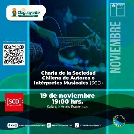 Charla de la Sociedad Chilena de Autores e Intérpretes Musicales (SCD)