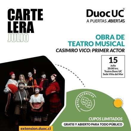 Obra de Teatro - Casimiro Vico - Primer Actor