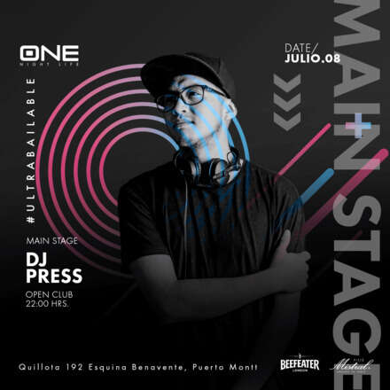 SABADO 08/07 / CLUB ONE NIGHTLIFE/ DOS PISTAS DE BAILE / SECTOR DE BAILE DJ PRESS / AZOTEA ELECTRONICA AGUSTIN CL (BDAY) + FRIENDS  / LISTA DCTO EMBAJADORES / HOMBRES + 23 / MUJERES + 21 