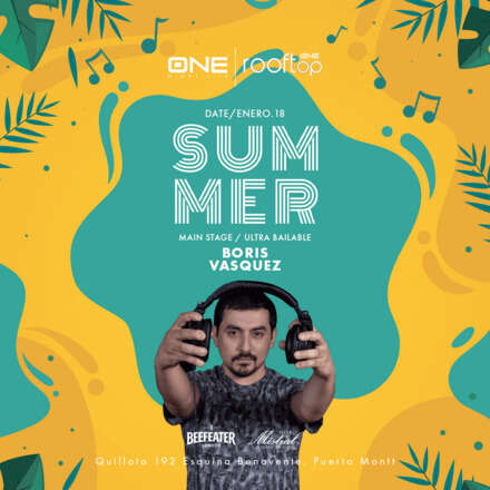 MIÉRCOLES 18/01 / #SUMMERTIME / PISTA ULTRABAILABLE DJ BORIS VASQUEZ / LISTA EMBAJADORES 