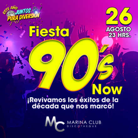 Fiesta 90's Now en MCD