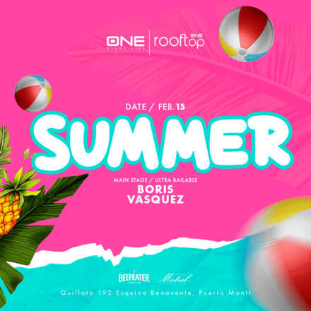 MIÉRCOLES 15/02 / #SUMMERTIME / PISTA ULTRABAILABLE DJ BORIS VASQUEZ / LISTA DCTO EMBAJADORES 